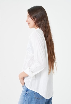 Imagen de Camisa Helena tableada bordado hta XL Art4089 Fr