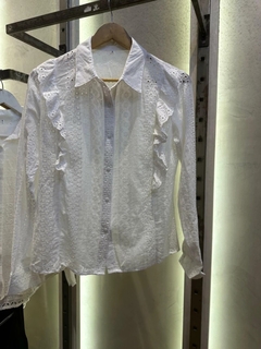 Camisa Dover flores bordadas hta XL art4092 Fr - tienda online