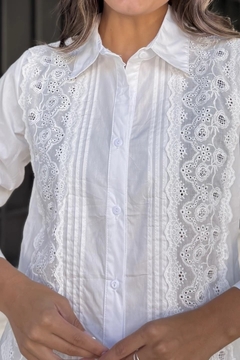 Camisa Arnhem broderie tableada hta XXL Art4116 Fr - Las Pilipu