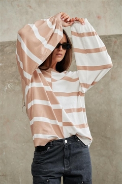 Sweater Visión rayado hasta XL Art 630 Fr - Las Pilipu