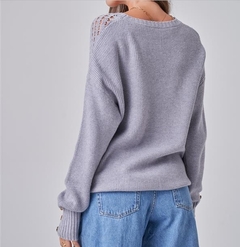 Sweater Ajax detalle calado y botones hta L art 631 Fr - Las Pilipu