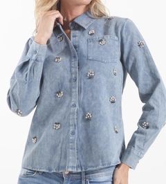 Camisaco Kansas corto detalle apliques hta XL art70013 Fr - Las Pilipu