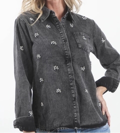 Camisaco Kansas corto detalle apliques hta XL art70013 Fr