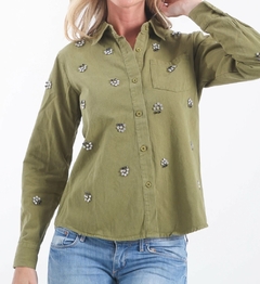 Camisaco Kansas corto detalle apliques hta XL art70013 Fr - Las Pilipu