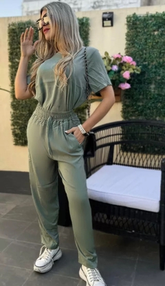 Conjunto Lina reme y babucha c/elástico Fr - comprar online