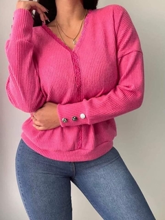 Sweater Alfianello con detalles Rch - Las Pilipu