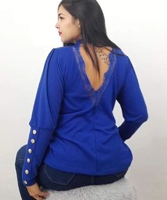 Sweater Jane escote V espalda DCh - Las Pilipu