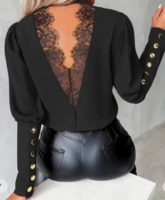 Sweater Jane escote V espalda DCh