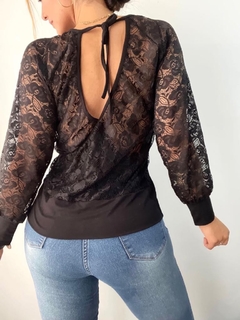 Reme Milano mang/larga detalle encaje manga y espalda Dch - Las Pilipu