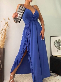 Vestido Elizabeth largo elastizado amplio Ch