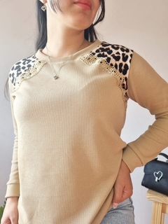 Sweater Trevigno combinado c/print Rch en internet