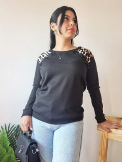 Imagen de Sweater Trevigno combinado c/print Rch