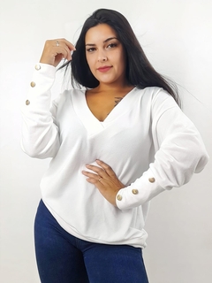 Sweater Brescia Cuello V amplio Dch/Rch en internet