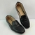 REF 1355 - Mocassim preto Emma - 1001 Rasteirinhas