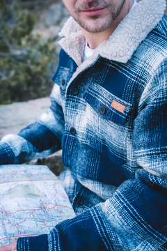 Campera de Paño Hombre - Azul - Kaysun