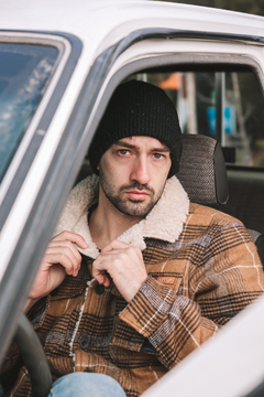Campera de Paño Hombre - Marron - comprar online