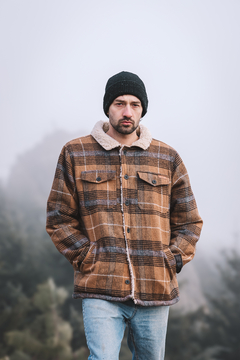 Campera de Paño Hombre - Marron