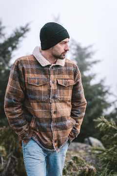 Campera de Paño Hombre - Marron