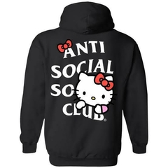 Hoodie Anti Socialx Hello kitty