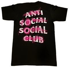 Playera Anti Social Club Nevermind Negro