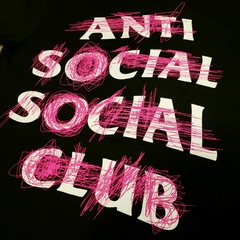 Playera Anti Social Club Nevermind Negro - comprar en línea