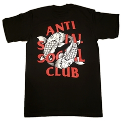 Playera Anti Social Social Club Koi Negro