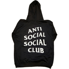 Hoodie Anti Social Club Clasico Negro
