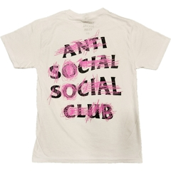 Playera Anti Social Club Nevermind Blanco
