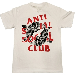Playera Anti Social Social Club Koi Blanco