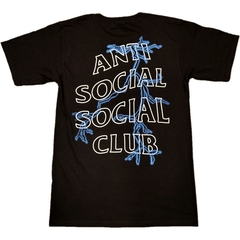 Playera Anti Social Social Club Twisted Negro