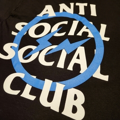 Playera Anti Social Social Club Fragment Precious Petals Tee Negro-Azul en internet