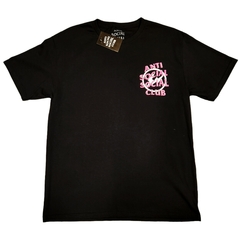 Playera Anti Social Social Club Fragment Precious Petals Tee Negro-Rosa - comprar en línea