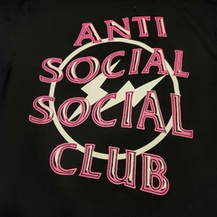 Playera Anti Social Social Club Fragment Precious Petals Tee Negro-Rosa en internet