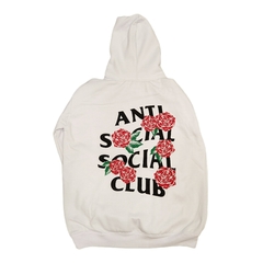 Hoodie Anti Social Club Roses Blanco