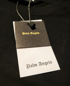 Playera Palm Angels Star Sprayed Negro-Rosa - Captown