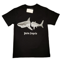 Playera Palm Angels Shark Negro