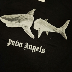 Playera Palm Angels Shark Negro - comprar en línea