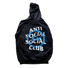 Hoodie Anti Social Club Fragment Precious Petals Tee Negro-Azul