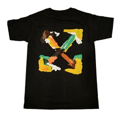 Playera Off White Paint It Black