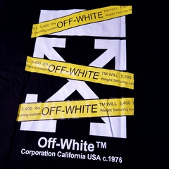 Playera Off White Firetape en internet