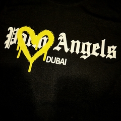 Playera Palm Angels Dubai Sprayed Negro - comprar en línea