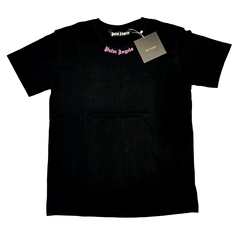 Playera Palm Angels Negro - Rosa - comprar en línea