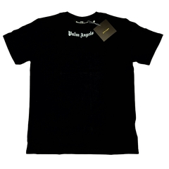 Playera Palm Angels Negro - Blanco
