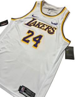Jersey Lakers Kobe Bryant 24 Blanco en internet