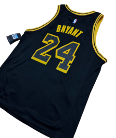 Jersey Lakers Kobe Bryant 24 Negro - Captown