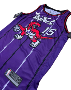 Jersey Toronto Raptors Vince Carter 15 Morado en internet