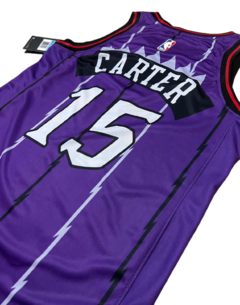 Jersey Toronto Raptors Vince Carter 15 Morado - Captown