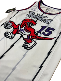Jersey Toronto Raptors Vince Carter 15 Blanco en internet