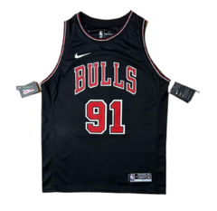 Jersey Chicago Bulls Rodman Negro