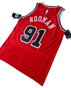 Jersey Chicago Bulls Rodman Rojo - Captown